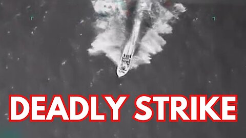 U.S. military strikes drug-carrying boat from Venezuela USING KINETIC A LASER WEAOPON! LOOK!👀