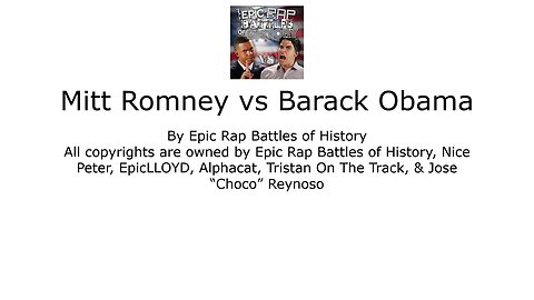 Mitt Romney vs Barack Obama (ERB)