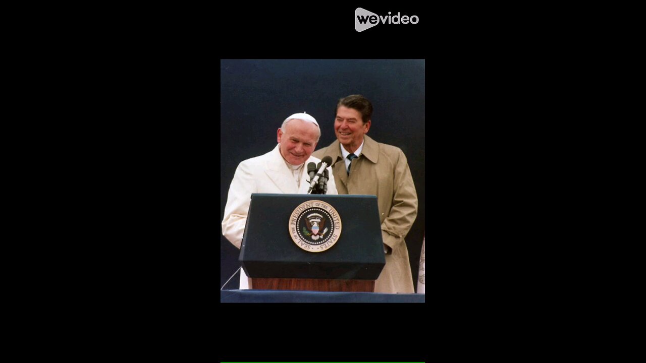 Ronald Reagan and JPII in Alaska