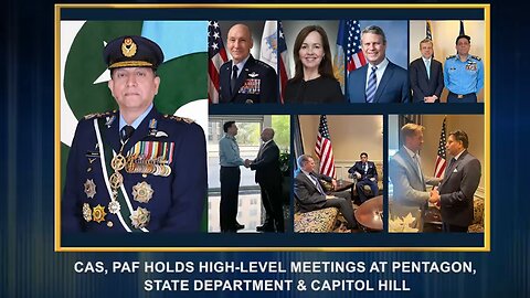 Pakistan's Air Chief Marshal Zaheer Ahmed Baber Sidhu Undertakes Landmark visit to United States