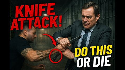 How to SURVIVE a PRISON STYLE KNIFE ATTACK Do This or Die!