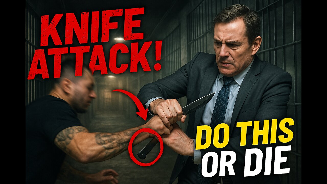 How to SURVIVE a PRISON STYLE KNIFE ATTACK Do This or Die!