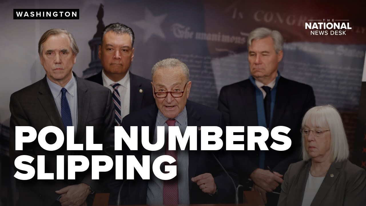 Senate majority leader Chuck Schumer’s poll numbers slipping