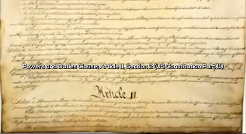 🎸Powers & Duties Clause :Article II, Section 2 (US Constitution Part 11) - Official Lyric Video 🎸