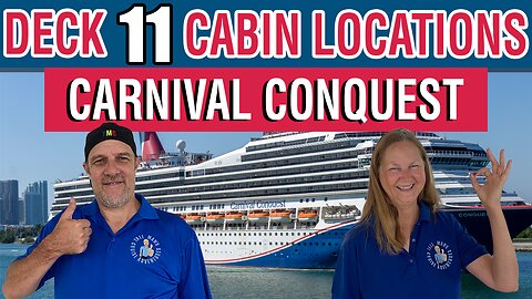 Carnival Conquest Deck 11 Cabin Guide – Find Yours Fast! | Tall Man’s Cruise Adventures
