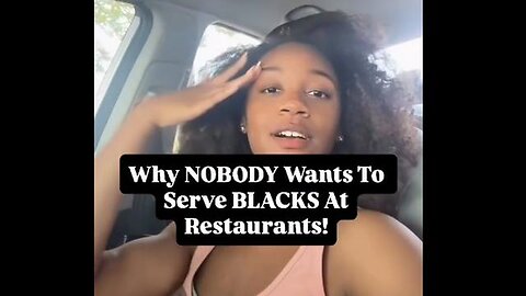 Why Nobody Wants to Serve Blacks at Restaurants
