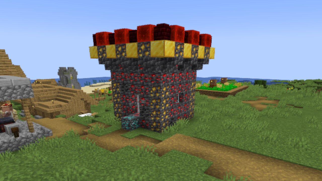 Survival Multi-Player #SMP - Villager moving & games