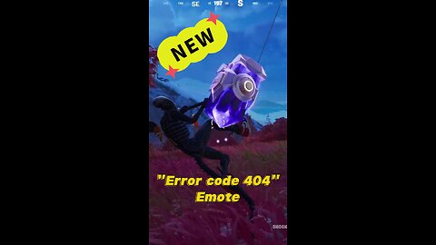 Fortnite's NEW "Error Code 404" Emote