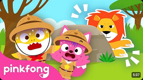 Who is in Savanna_ _ Guess the Animal _ Animal Exploration Veo Veo _ Pinkfong Song & Story