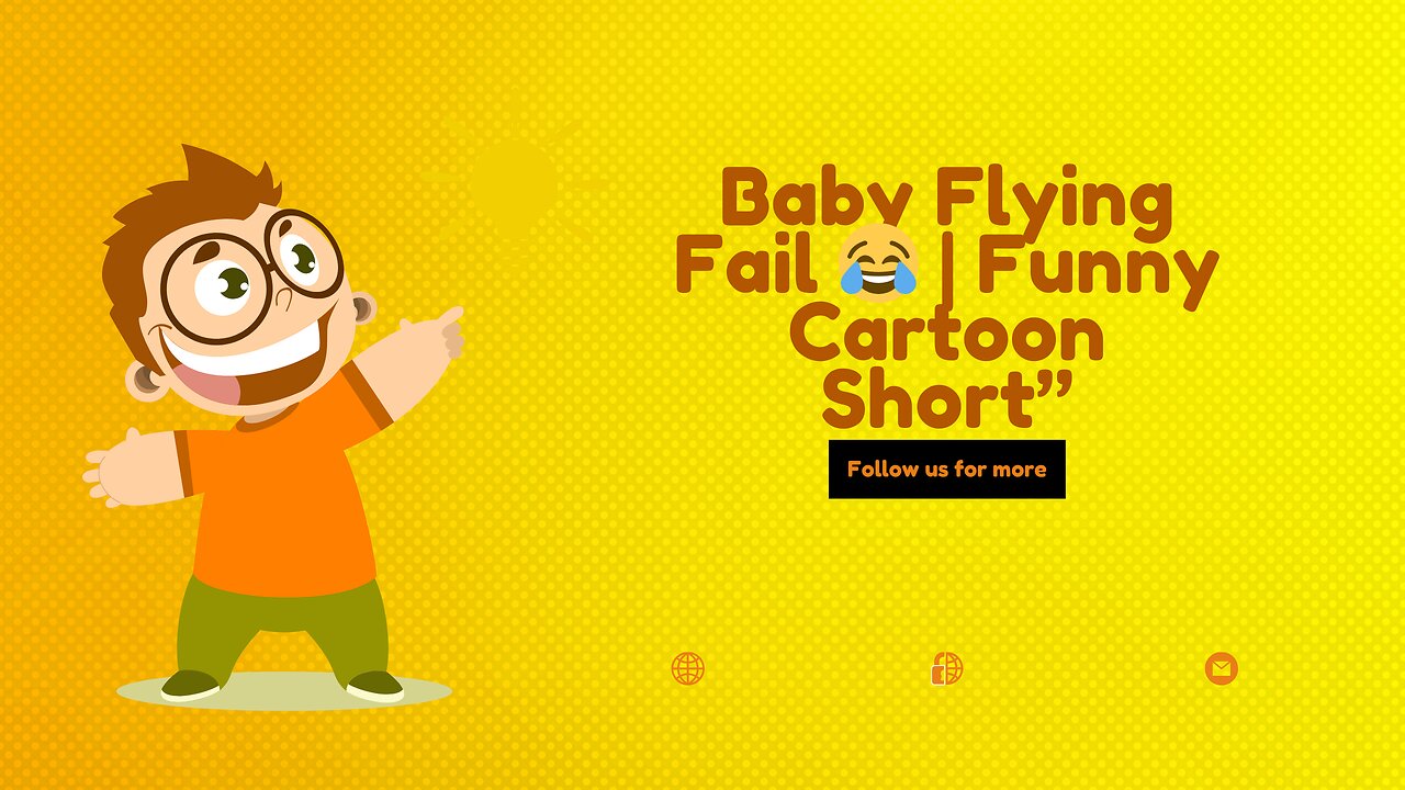 Baby Flying Fail 😂 | Funny Cartoon Short”