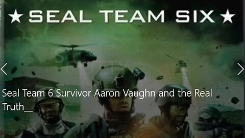 Seal Team -- WAY FLASHBACK-Remember Patriots?--They Thought They Destroyed Him