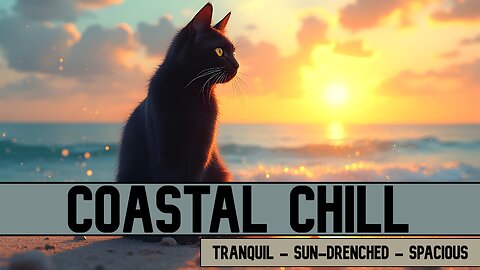 Coastal Chill Lo-Fi Mix | Ambient Focus & Deep Relaxation Beats Work & Calm | Downtempo Cat