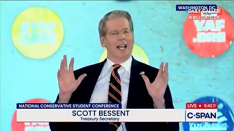 Treasury Sec. Scott Bessent Praises Trump: 'Half Human, Half Cyborg'