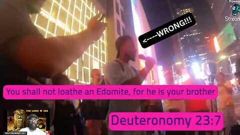 DEUTORONOMY 23 7 THOU SHALL NOT ABHORE AN EDOMITE" ⁨@VocabMalone⁩ ⁨@GodLogicApologetics⁩