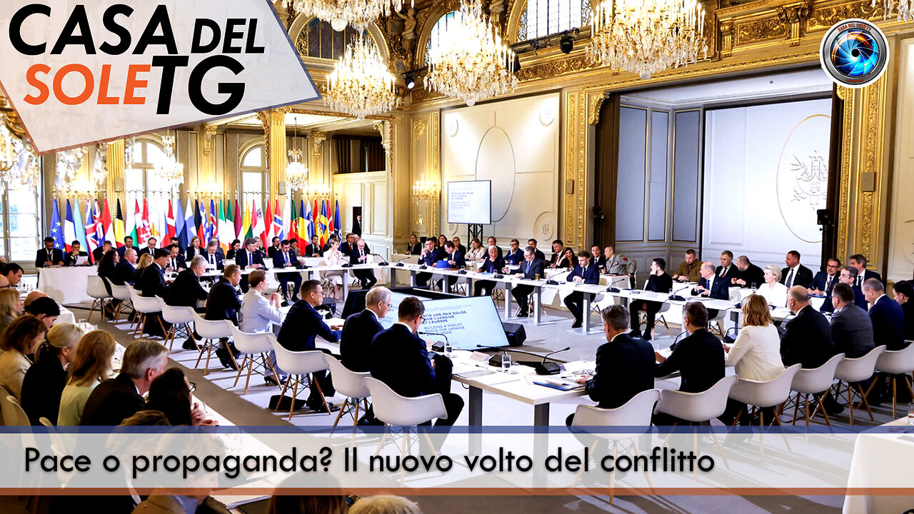 CasaDelSoleTG 01.04.25 - Pace o propaganda? Il nuovo volto del conflitto