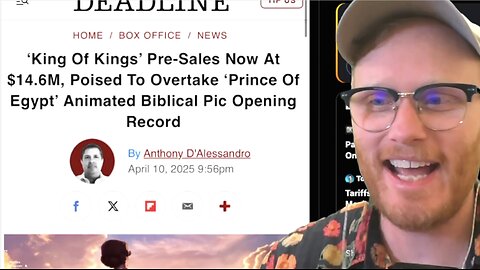 King of KINGS DESTROYS Disney in PRE-SALE! Christian FILMS are GOOD NOW! Rotten Tomatoes HIGH SCORE!