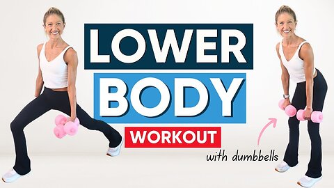 Lower Body Workout With Dumbbells At Home