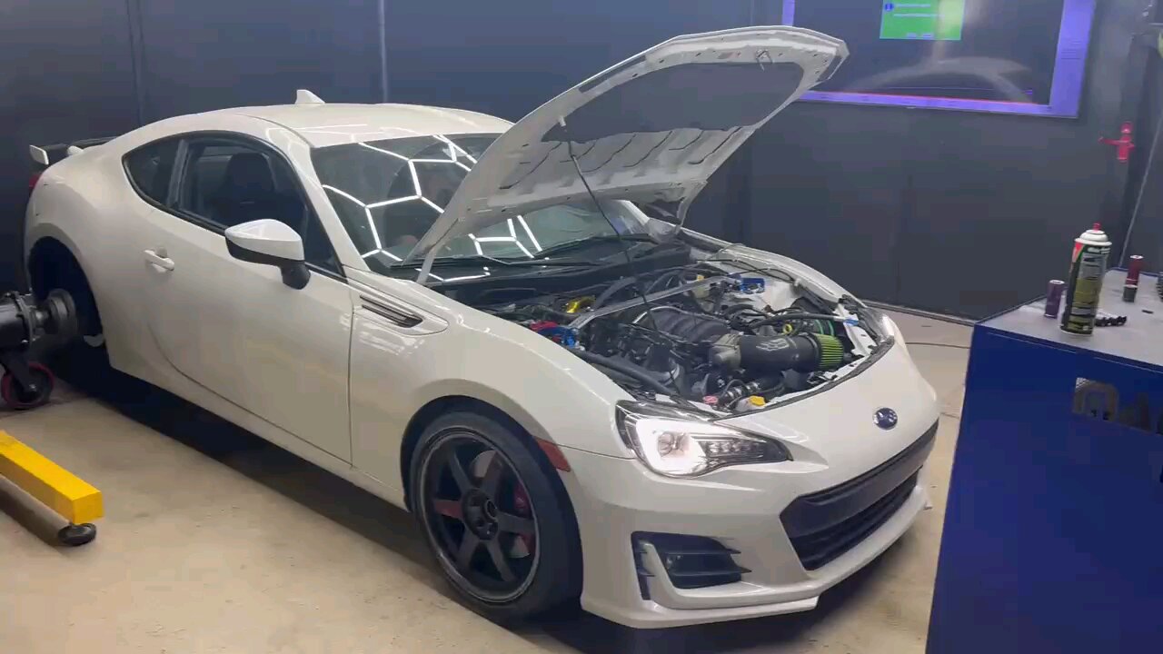 LS BRZ dyno pull.