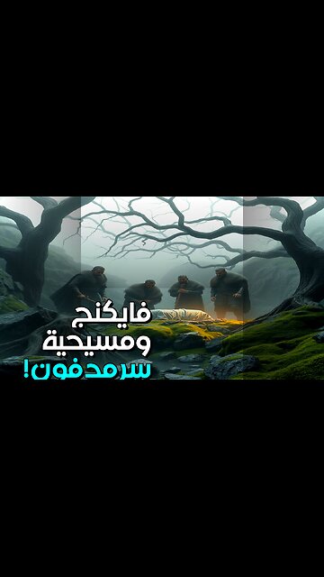 الفايكنج والمسيحية: سر الدفن المخبأ! ️ #shorts