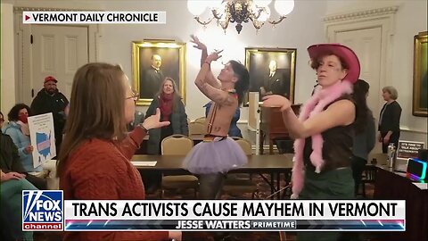 Trans Activists Cause Chaos At Vermont State House