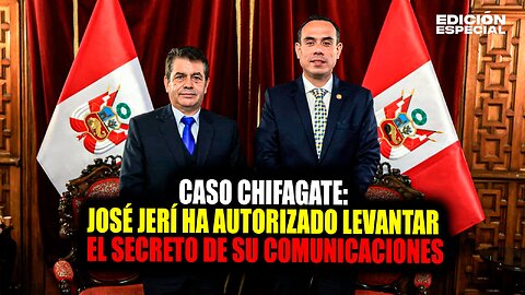 Caso Chifagate: José Jerí ha autorizado levantar secreto de sus comunicaciones, anuncio Tomas Gálvez