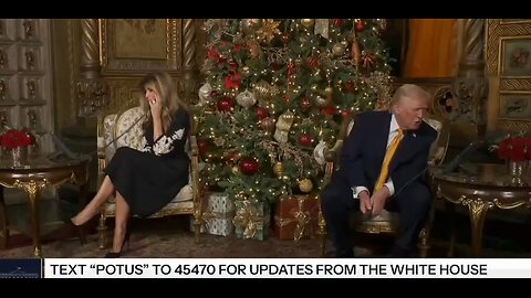 Trump takes a Christmas call from a kid