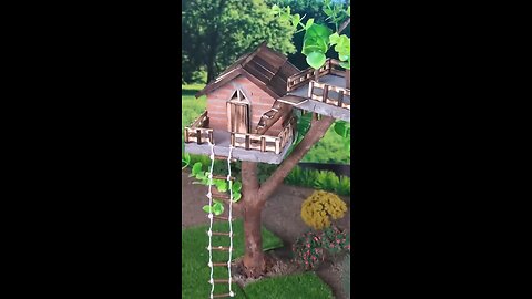 tree tiny house🏠 #viral