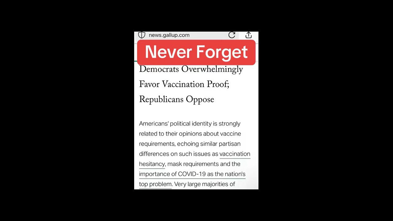 FLASHBACK: Democrats wanted vaccination proof…