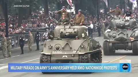 Trump holds military parade as ‘No Kings’ protests happen nationwide