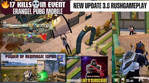 😱17 kills🔥| PUBG Gameplay 4k New Update| ERANGEL #pubg #rykgaming