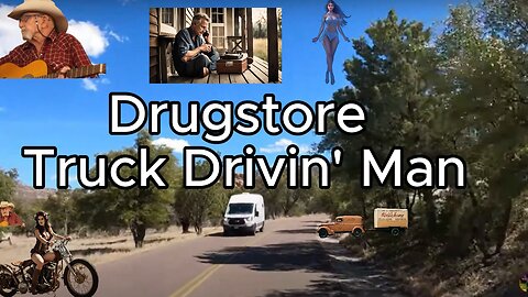 Drugstore Truck driving man