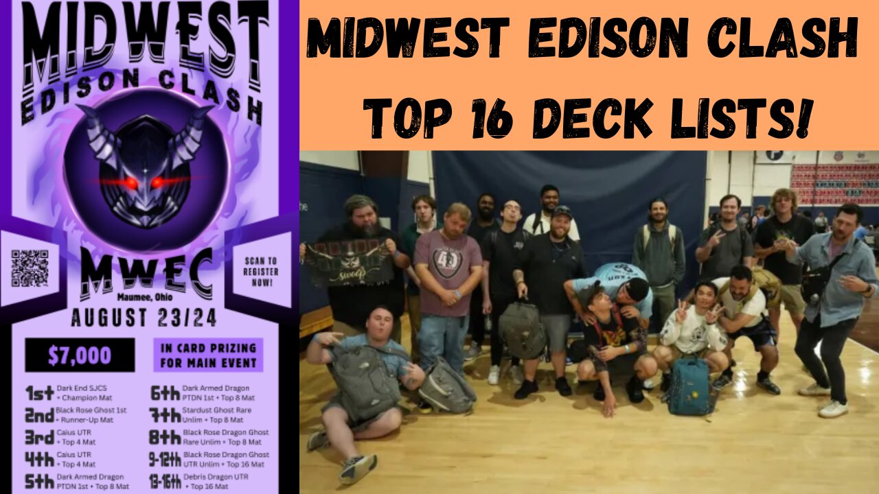 Midwest Edison Clash 1 Top 16 Deck lists