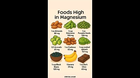Food High magnesium