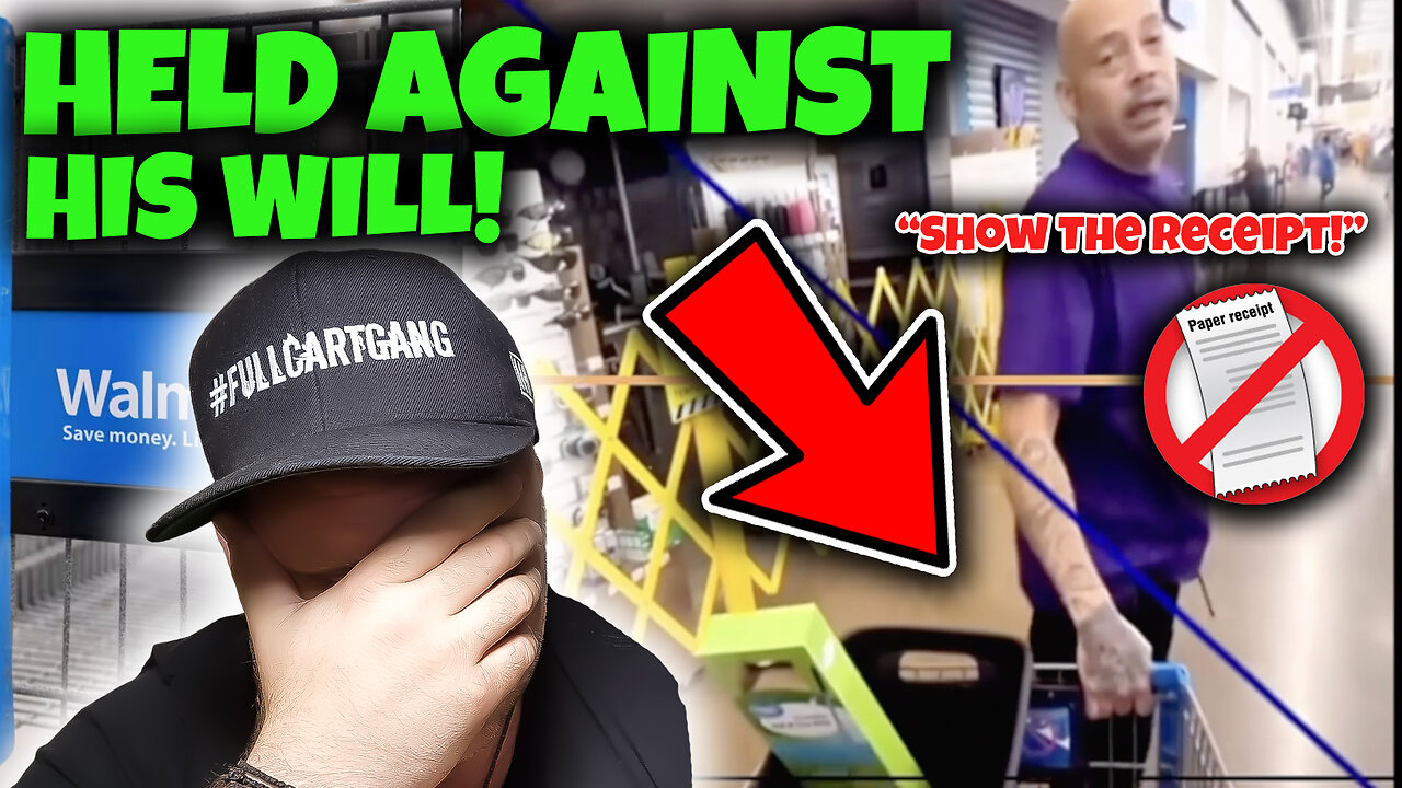 😡 I WILL NOT SHOW MY RECEIPT IN WALMART AFTER SELF CHECKING OUT! 🤬