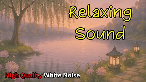 Serene White Noise (Black Screen) | Gentle Ambience for Sleep & Relaxation