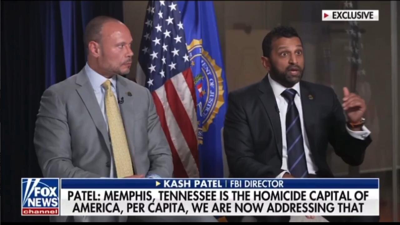 “I didn’t know... Memphis TN is the homicide capital of America, per capita - Kash Patel 5.18.25