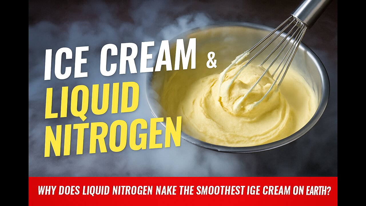 🍦 Liquid Nitrogen Ice Cream – Smoothest Scoop on Earth ❄️ Fog + Science
