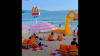 McDonald's 'veranea' en China junto al mar y la montaña