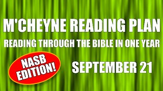 Day 264 - September 21 - Bible in a Year - NASB Edition