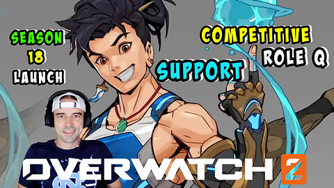 🔴LIVE - OVERWATCH 2 SEASON 18 LAUNCH DAY - SUPPORT COMPETITIVE ROLE Q - NEFFEX MUSIC