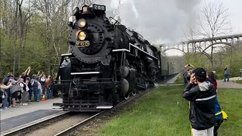 Nickel Plate Road 765 Steam in the Valley Run-By #2 at CVSR in Brecksville Ohio May 2, 2025