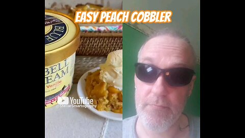 Easy Southern Peach Cobbler DELICIOUS