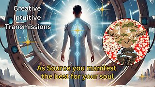 As Source you manifest the best for your soul | Creative Intuitive Transmission | High vibration art