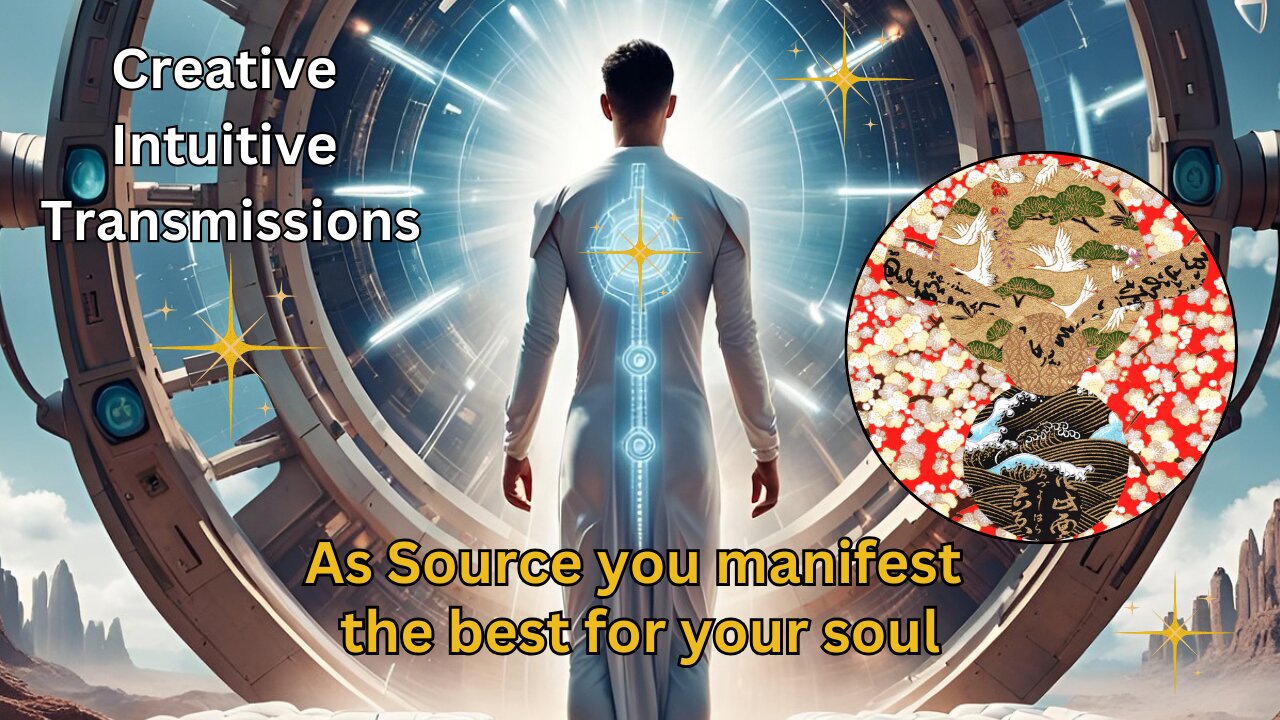 As Source you manifest the best for your soul | Creative Intuitive Transmission | High vibration art
