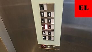 Older Schindler 3300 MRL Traction Elevators - Midtown Plaza Parking Deck (Raleigh, NC)
