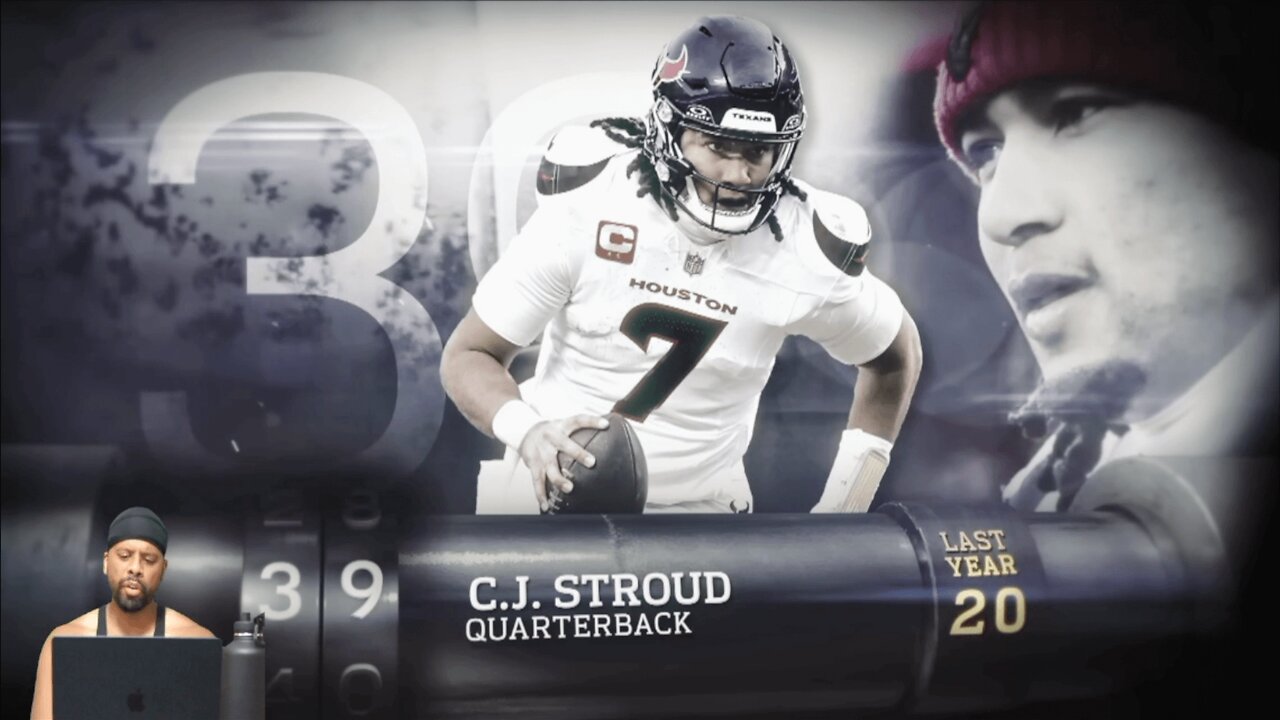 CHANNELADRIANTV Reacts | 39: C J Stroud (QB, Texans) | Top 100 Players of 2025