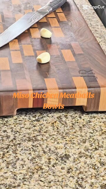 Miso Chicken Meatball Bowls