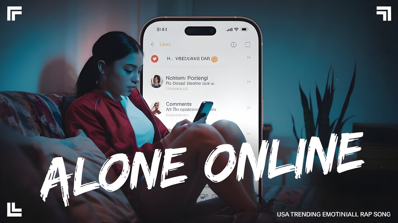 Alone Online – The Most Emotional USA Rap Song on Modern Digital Loneliness! 🌎💔 #usa #englishsongs