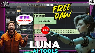 AI is in the DAW Now 🤖 UA LUNA New AI Features (FREE DAW)