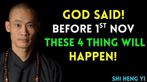 God Said Before 1st November 4 Things Will Happen!